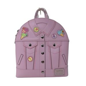 Loungefly Pokemon Treats Denim Jacket Mini‎ Backpack Purse NEW